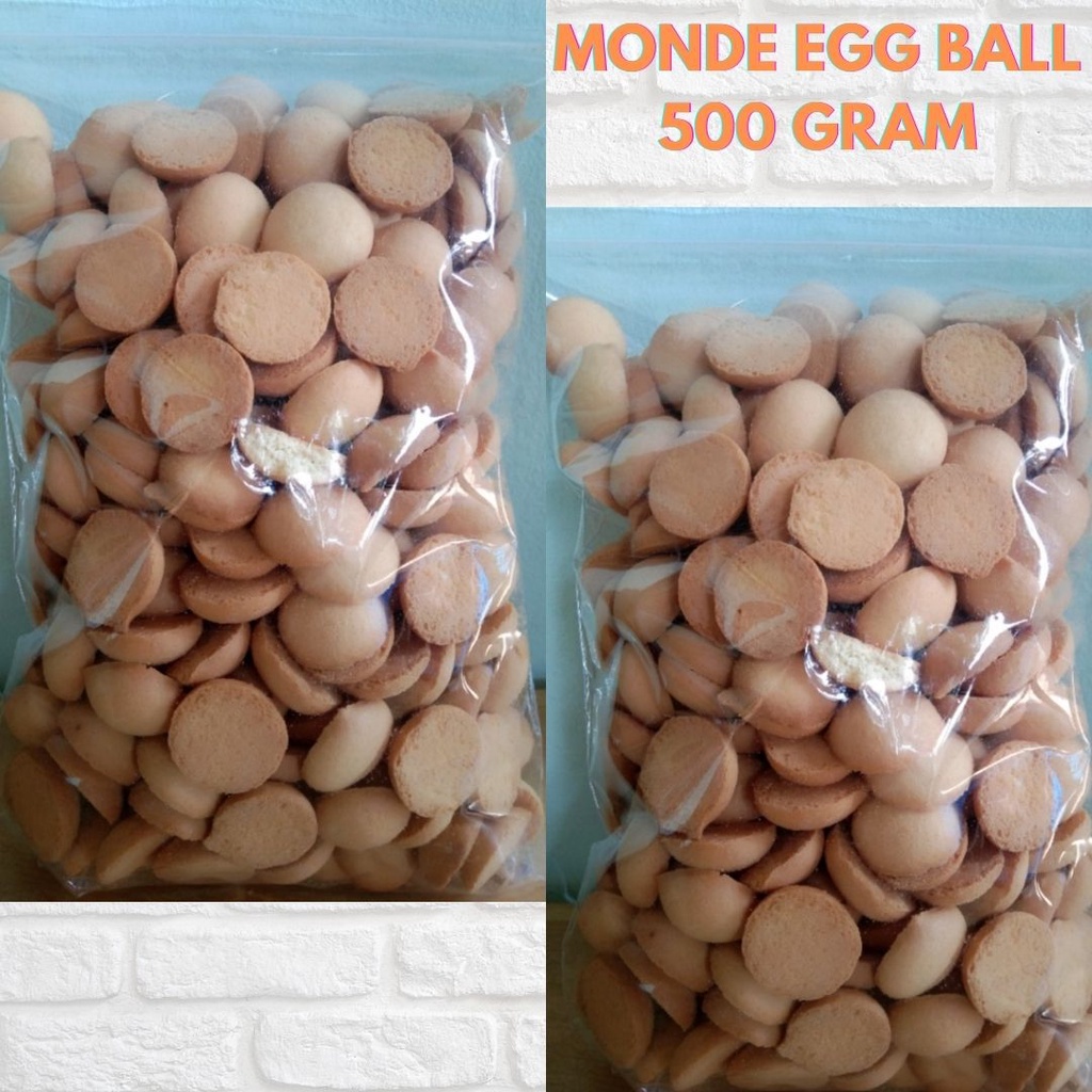 

MONDE EGG BALL COOKIES MONDE EGG DROP 450 GRAM