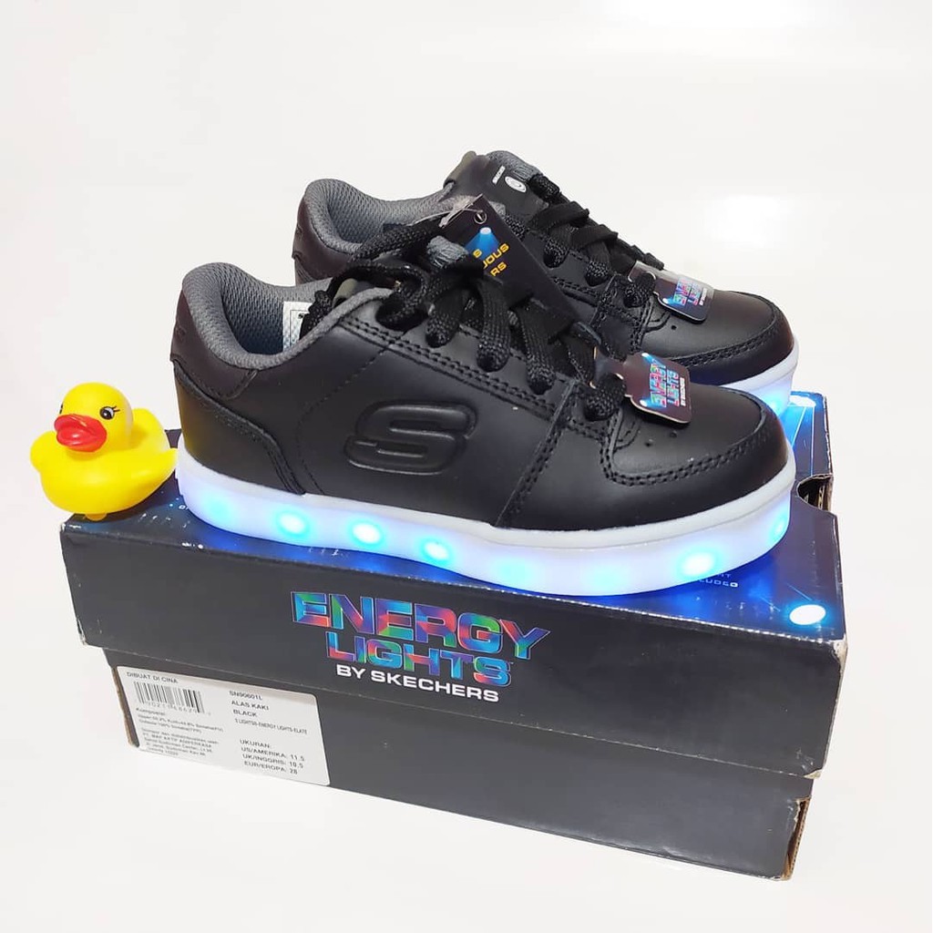 Sepatu Anak Skechers New Youth S Lights Original