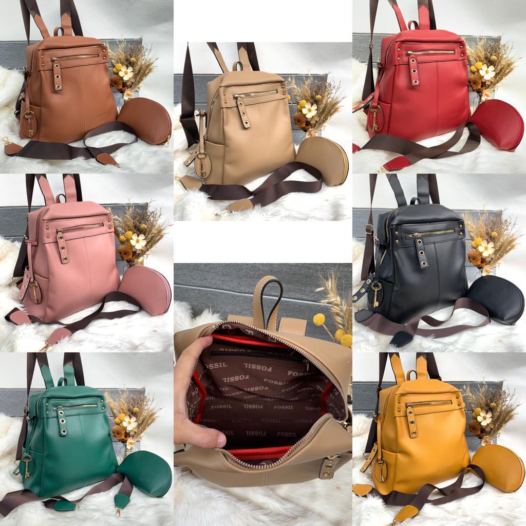 TAS RANSEL F MULTIFUNGSI (KULIT DOMBA) / TAS FASHION WANITA