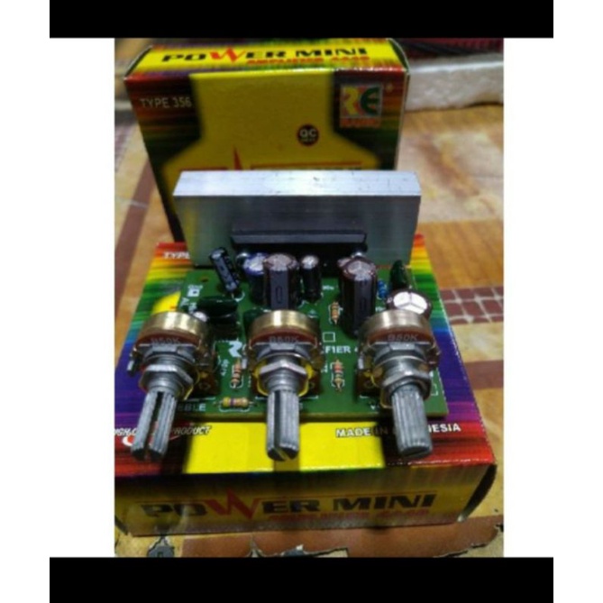 kit power amplifier mono la 4440 plus tone control Ranic 356