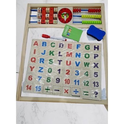 

Education Board Magnetic 2 in 1 - Papan Tulis Anak -Mainan Edukasi