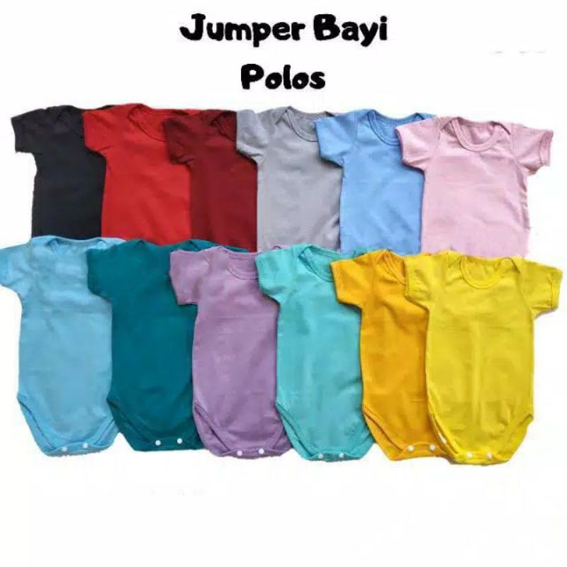 JUMPER BAYI POLOS HARGA GROSIR / JUMPER CUSTOM / BAJU BAYI / KADO BAYI