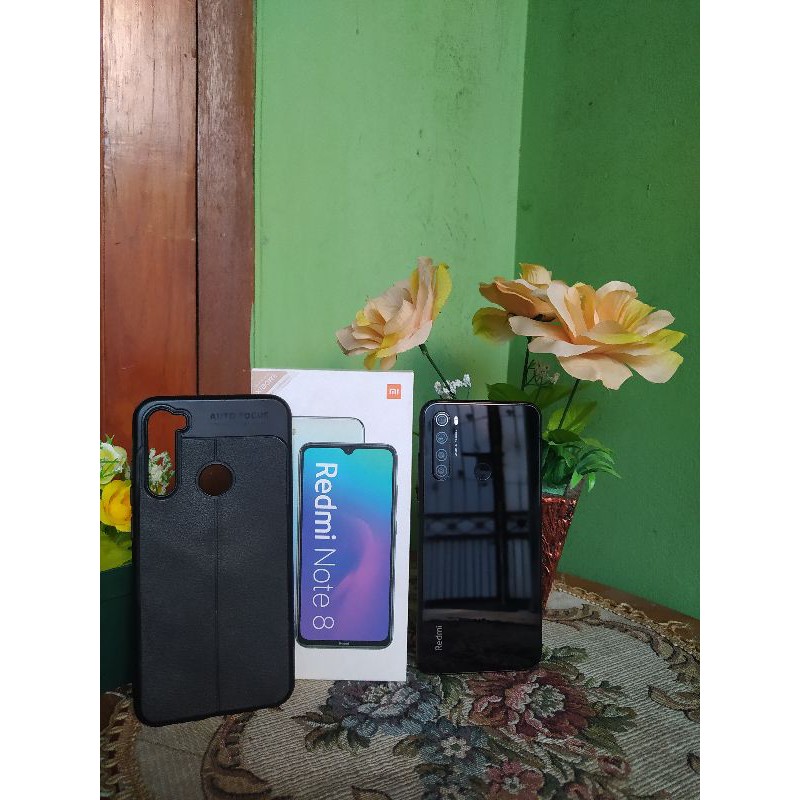 Redmi Note 8 4/64 Hitam Second Like New