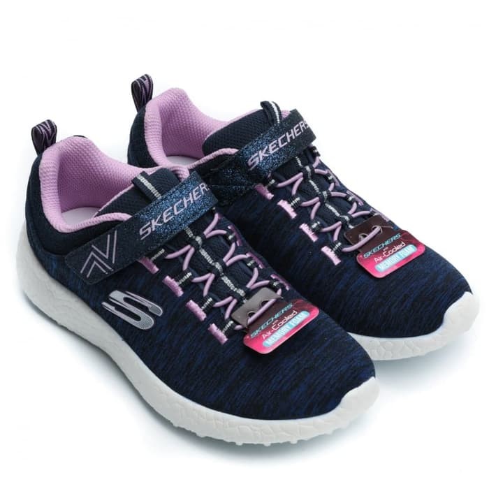  SEPATU ANAK PEREMPUAN SKECHERS  EQUINOX SNEAKERS ANAK  NAVY 