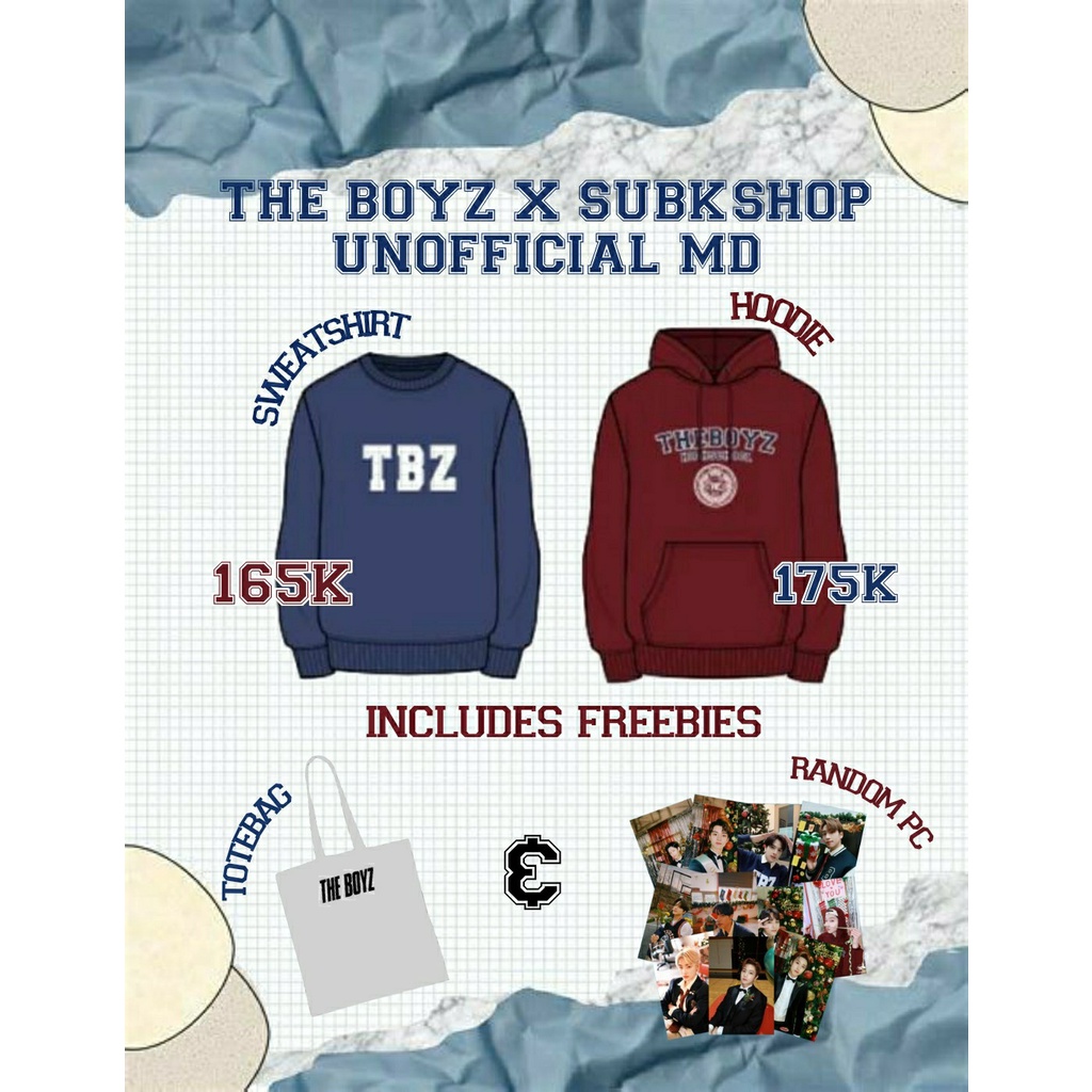 rep HOODIE & sweatshirt THE BOYZ x SUBKSHOP unofficial MD