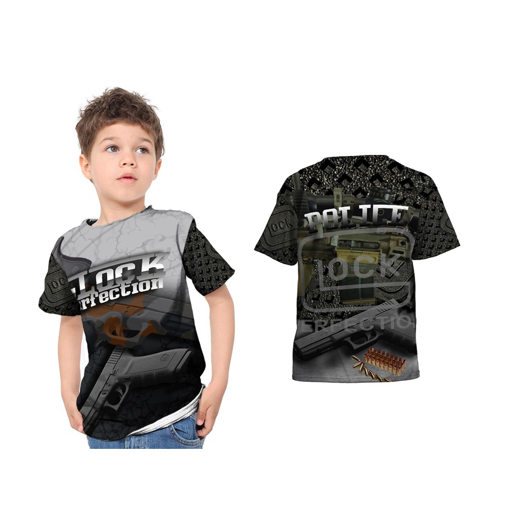 Kaos Glock Anak | Kaos Senjata Glock | Kaos Glock Original | Kaos Glock Terbaru