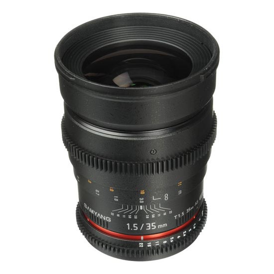 Samyang 35mm T1.5 VDSLR AS UMC II for Canon