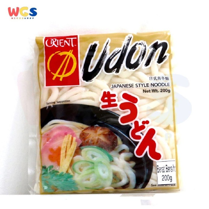 

impor-mie- udon orient japanese style noodle - mie udon jepang basah 200 gr -mie-impor.