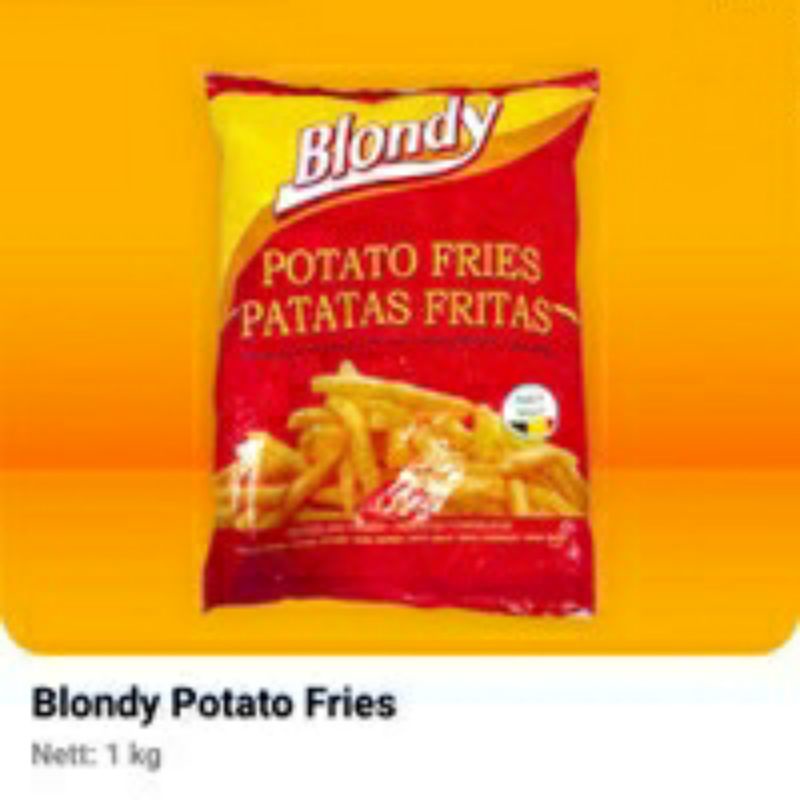 Blondy Belgian French Fries Classic 1KG