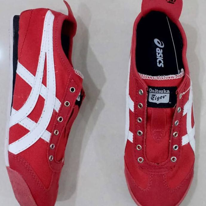 Top Quality  Sepatu Asics Onitsuka Tiger Mexico Paraty Merah Putih Grade Ori 36-40  Top Quality