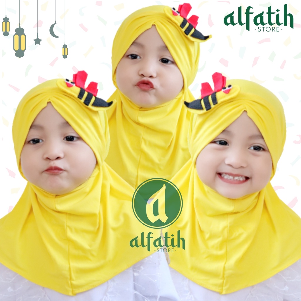 ALFATIH STORE / JILBAB ANAK SYIRIA LEBAH / /JILBAB ANAK MURAH / HIJAB ANAK / KERUDUNG ANAK PEREMPUAN HIJAB BAYI COD / KERUDUNG ANAK HIJAB ANAK BAYI PEREMPUAN / HIJAB ANAK / JILBAB ANAK BAYI USIA 2 TAHUN BAHAN JERSEY PREMIUM NYAMAN DI PAKAI