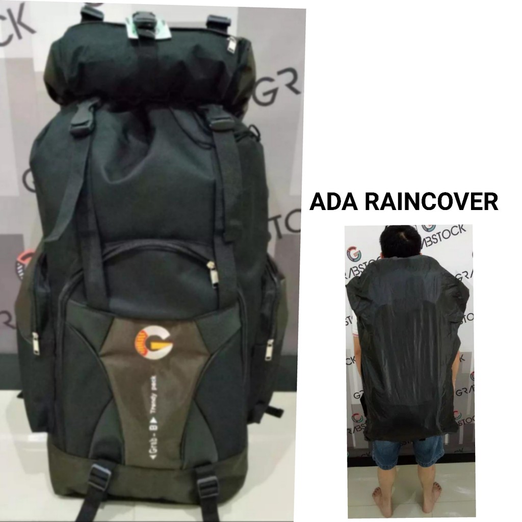 Grabstock Camping Carrier Besar Plus Raincover