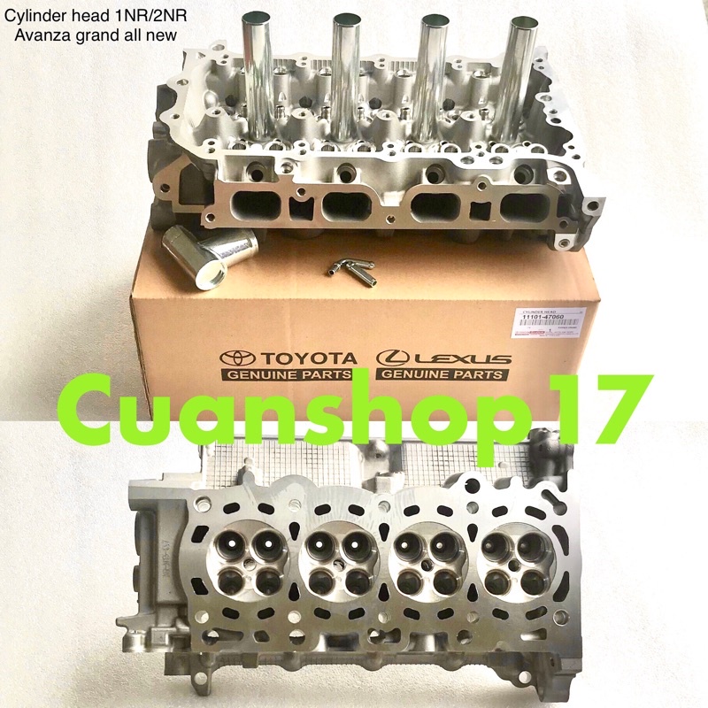 CYLINDER HEAD DEKSEL TOYOTA GRAND NEW AVANZA VELOZ 1NR 2NR KOMPLIT