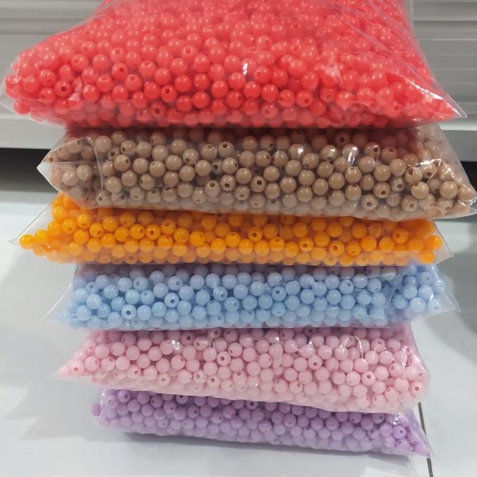 Ready stock] 450 GR MUTIARA MONTE MUTE WARNA DOFF UK 6 MM (20037C)