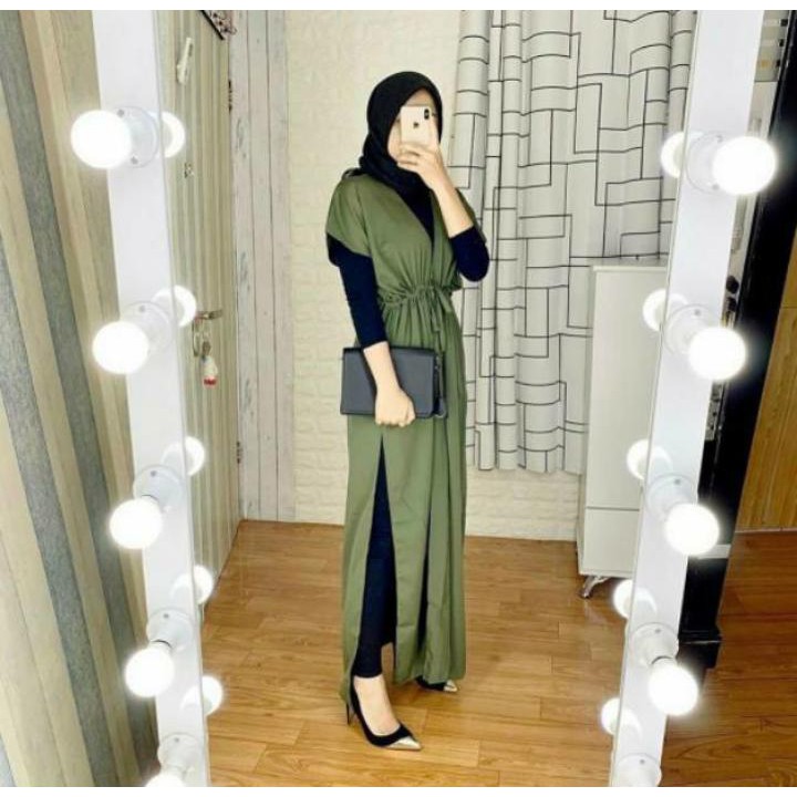 Baju terbaru masa kini baju murah LONGA CARDY /BAJUMURAH/CARDIGAN MURAH/GAMIS MUSLIM