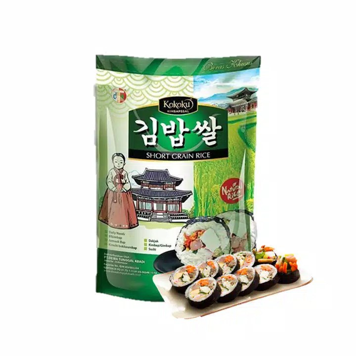 

Kokoku Kimbapssal Beras Korea 2 kg