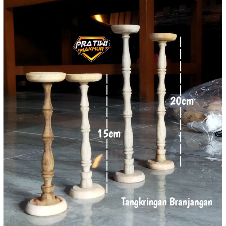 Tangkringan Branjangan Kayu Jati Tangkringan Batu Apung Branjangan 3 Varian Ukuran