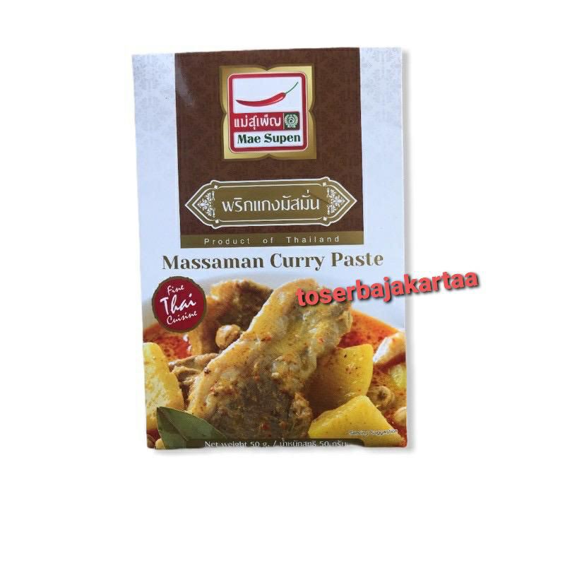 

Mae Supen Masaman Curry Paste (Sachet)