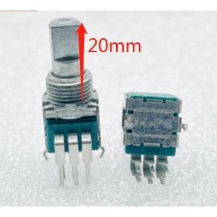 5pcs Potentiometer Dual Disk Drive Volume Adjustment B10K B50K ALPS 6-Pin