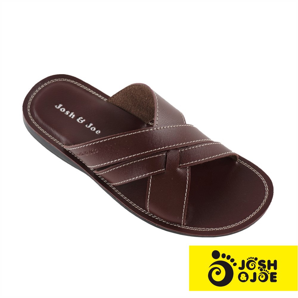 Josh Joe Sandal  Pria  Kulit Keren  24 SSCT Shopee  Indonesia