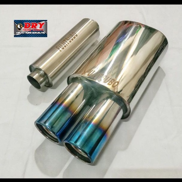 RESONATOR FUJITSUBO & KNALPOT MOBIL FUJITSUBO DOUBLE SEBRING BLUE