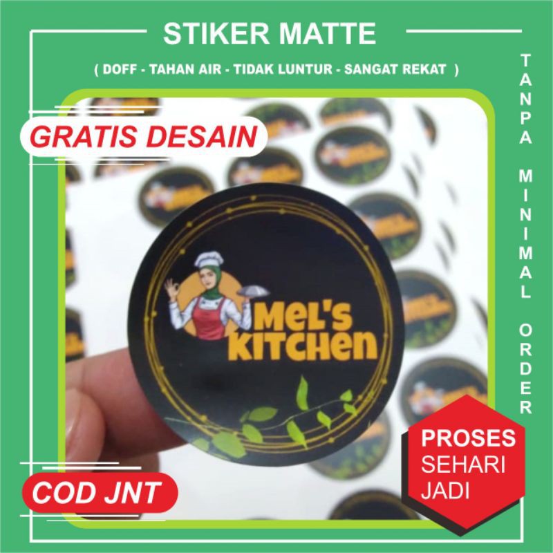 

CETAK STIKER MAKANAN LABEL PRODUK BAHAN WATERPROOF