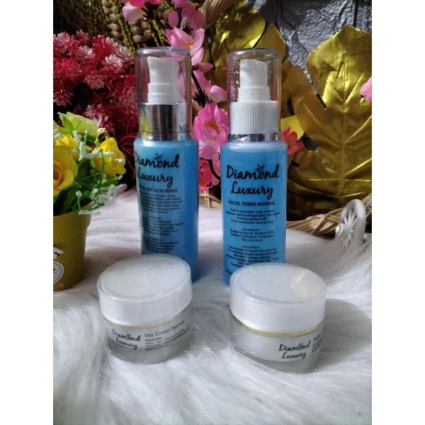 • PAKET GLOW DIAMOND LUXURY FLEK isi 4 ORIGINAL | STANDART BPOM | FLEK HITAM TEBAL