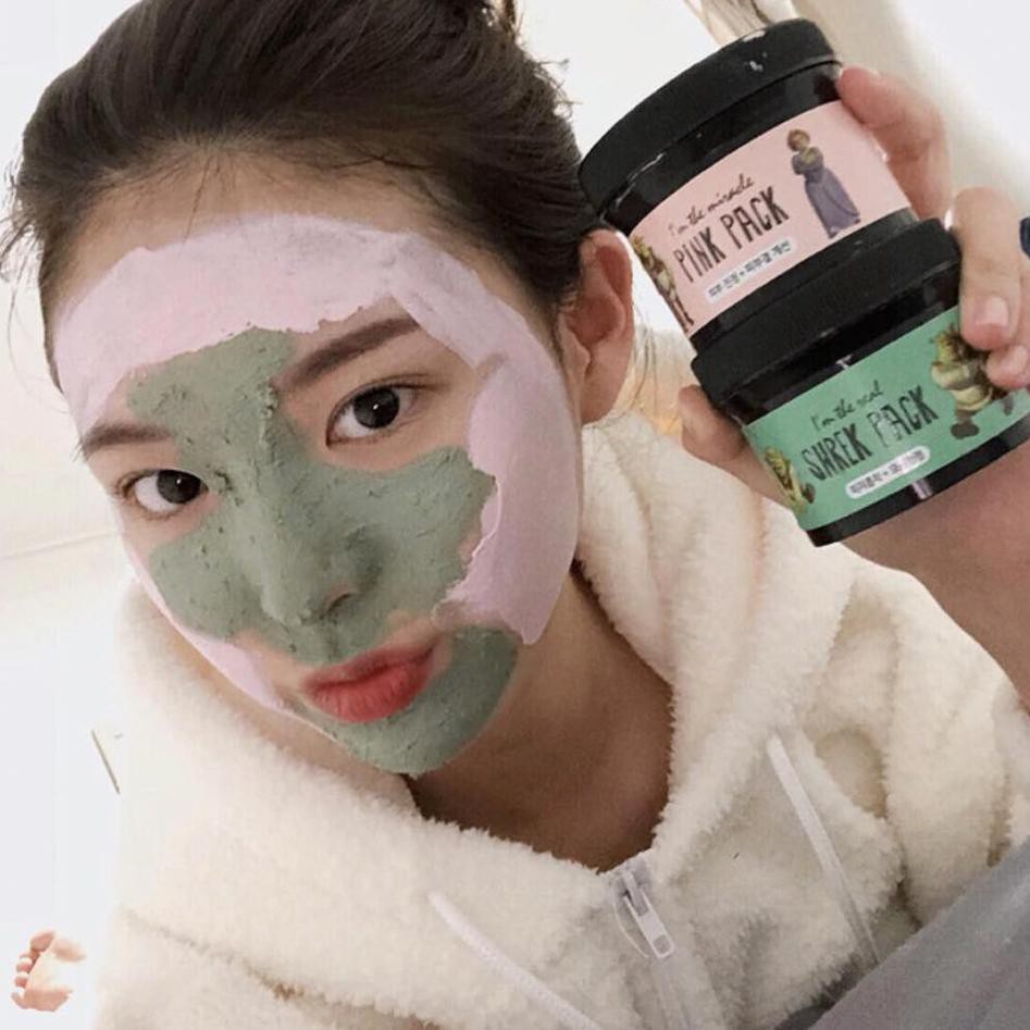 Terbaik Hari Ini )> Shrek Pack Mask Green Pink White Olive young dream works ௹
