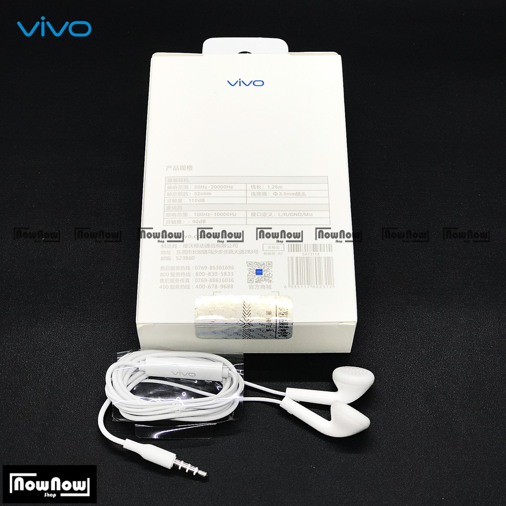 Headset Earphone Vivo XE100 Original OEM Handsfree X3S X5 Y21 Y22 Y27 Y31 Y35 Y51 Y53 Y55 V3 V5 V7