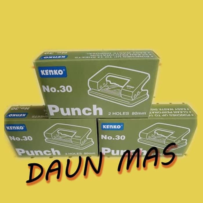 

PUNCH KENKO 30/PLONG KERTAS /PEMBOLONG KERTAS