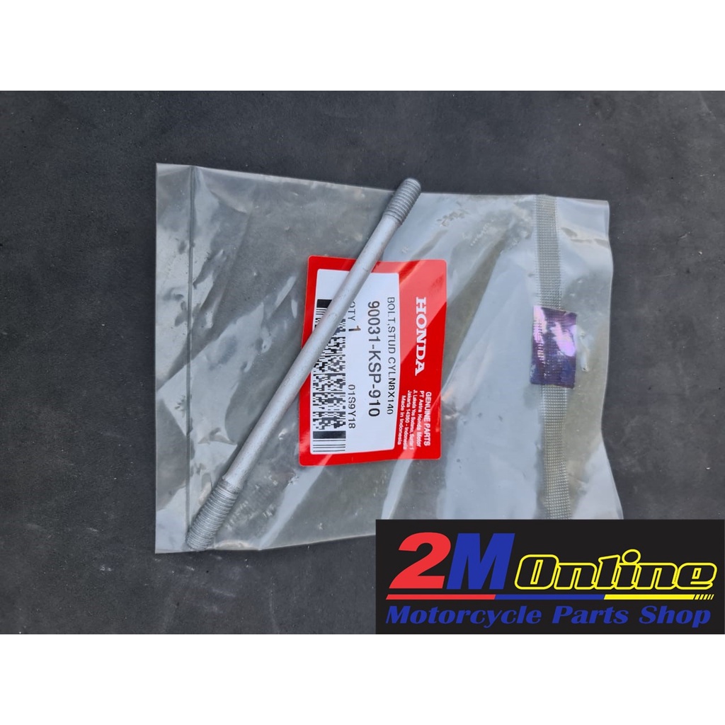 Mm 90031KSP910 Bolt Cylinder 8x140 Baut Ancer Blok Megapro Mono Ori AHM