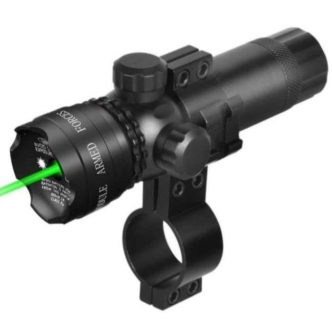 Diskon Laser Senapan Angin Siang Malam Laser Gun Mount Airsoft+Baterai Gilaa