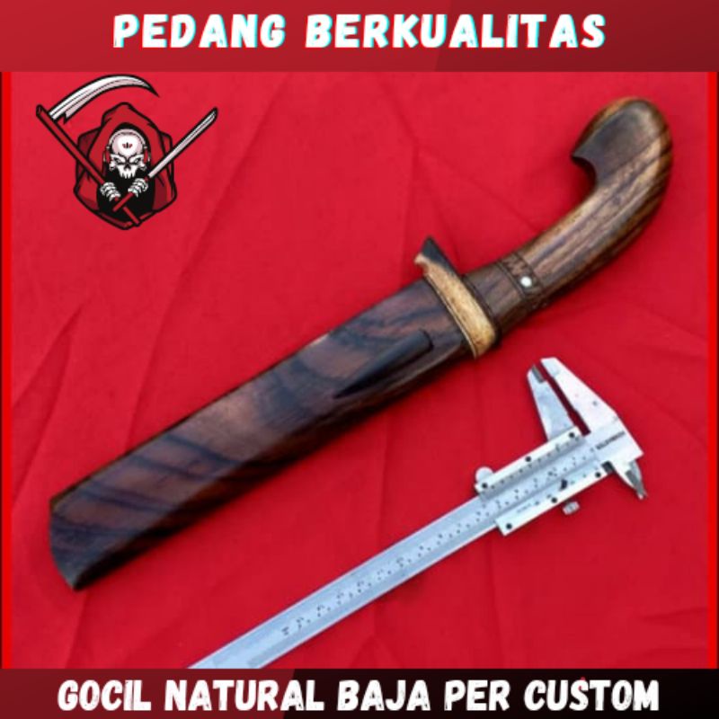 PISAU SEMBELIH GOCIL NATURAL CUSTOM BAJA PER SUPER TAJAM