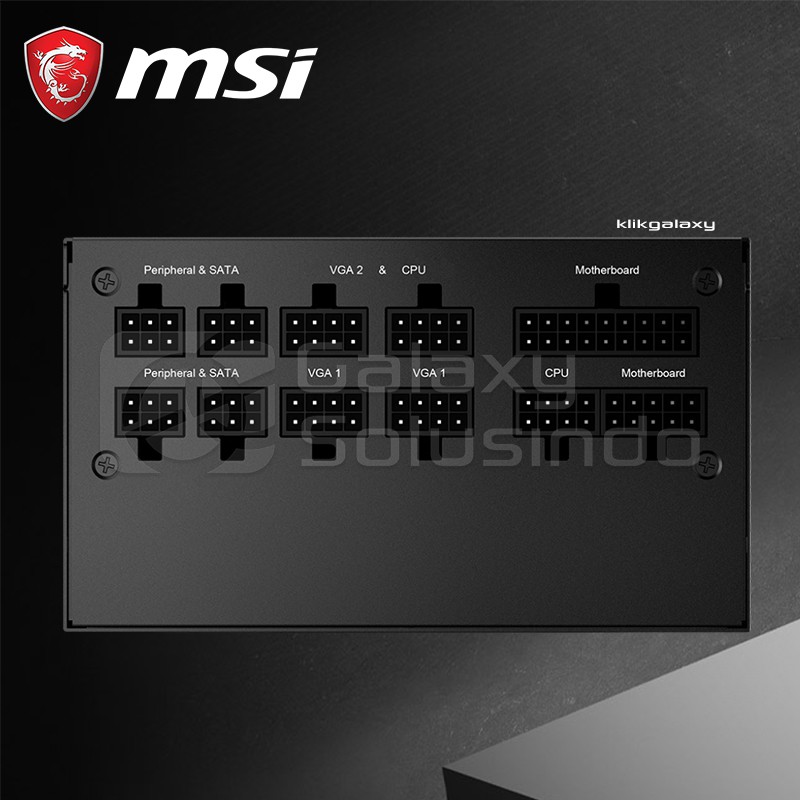 MSI MPG A650GF 650watt 80+ Gold Full Modular [GS]