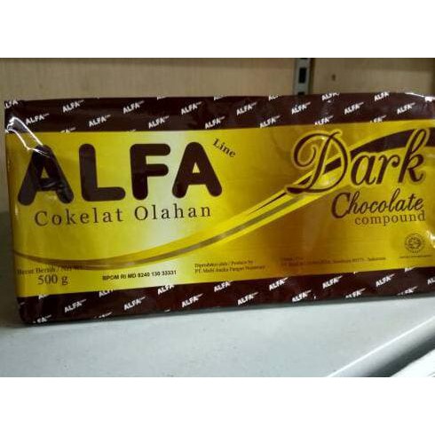 

Toko-Bahan-Kue- Alfa Dark Chocolate Compound - 500 Gr -Terlengkap-Termurah-Dijamin.