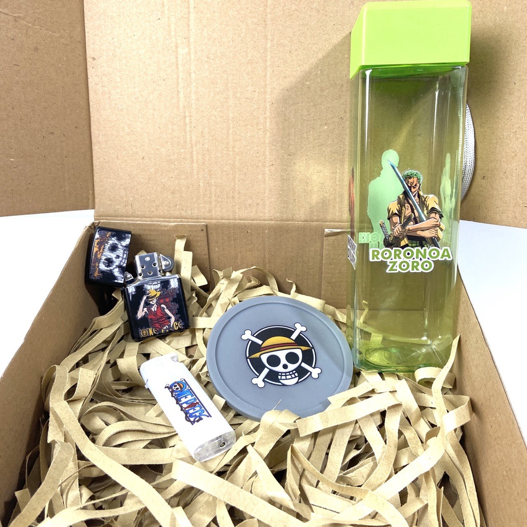 

One Piece Gift Set Kado Hamper Hampers Tumbler Tatakan Gelas Korek Bebas Pilih Produk