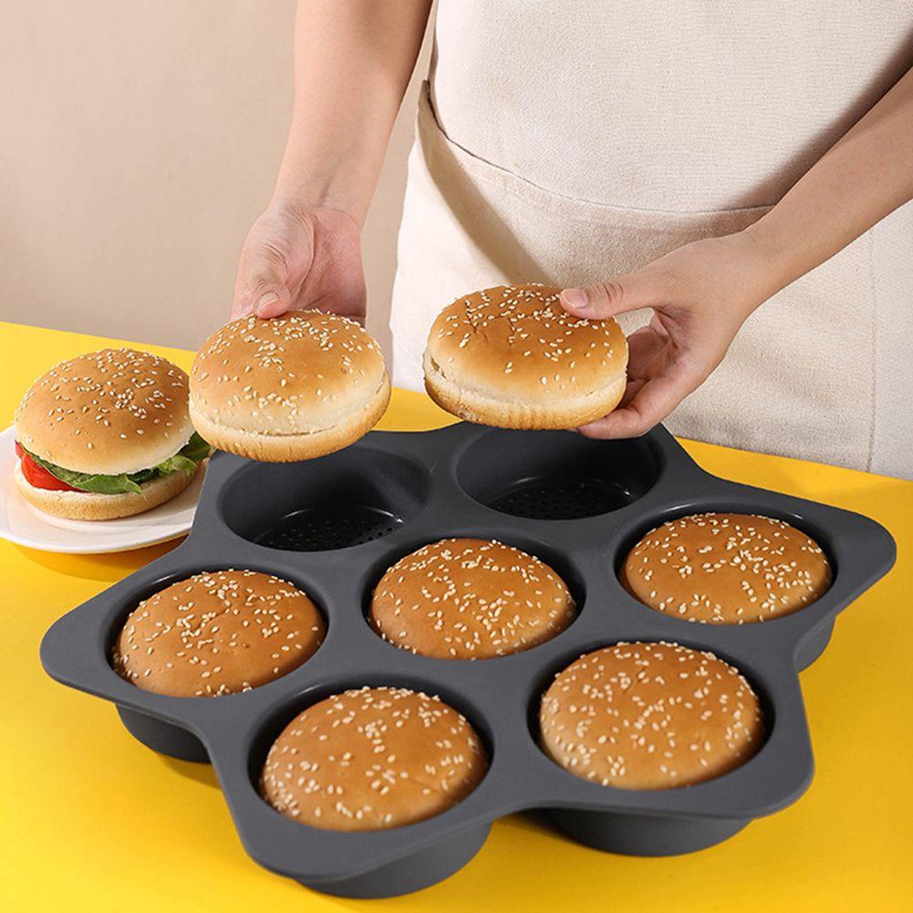 Solighter 7rongga Alat Baking Pan Mudah Dilepaskan Silikon