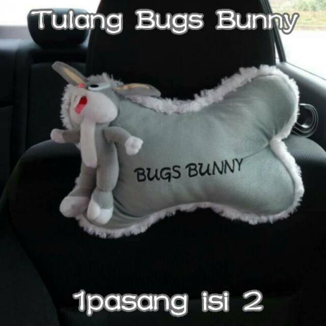 Bantal Mobil Tulang Boneka BUGS BUNNY
