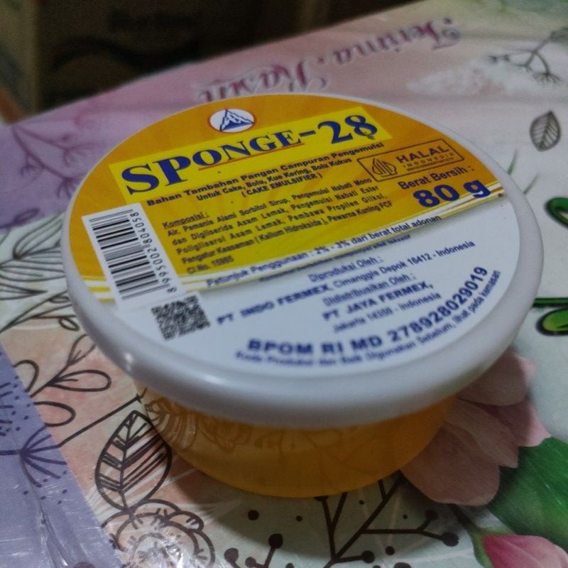 

Emulsifier/TBM merk Sponge28 kemasan Cup 80gr