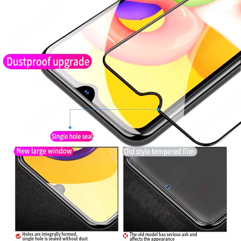 11D Protective Glass For Samsung Galaxy A51 A71 A50 A01 A11 A21 A31 A41 M21 M31 M51 A10 A20E A30 Screen Protector Tempered Glass