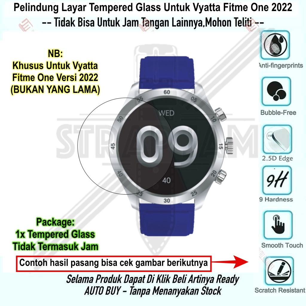 Anti Gores Vyatta Fitme One 2022 - Pelindung Layar Tempered Glass Kaca Screen Guard