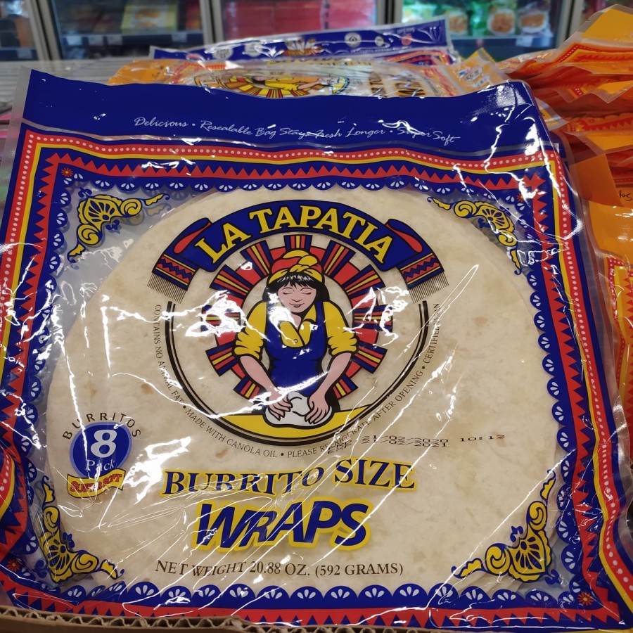 

la tapatia tortillas burrito 592gr