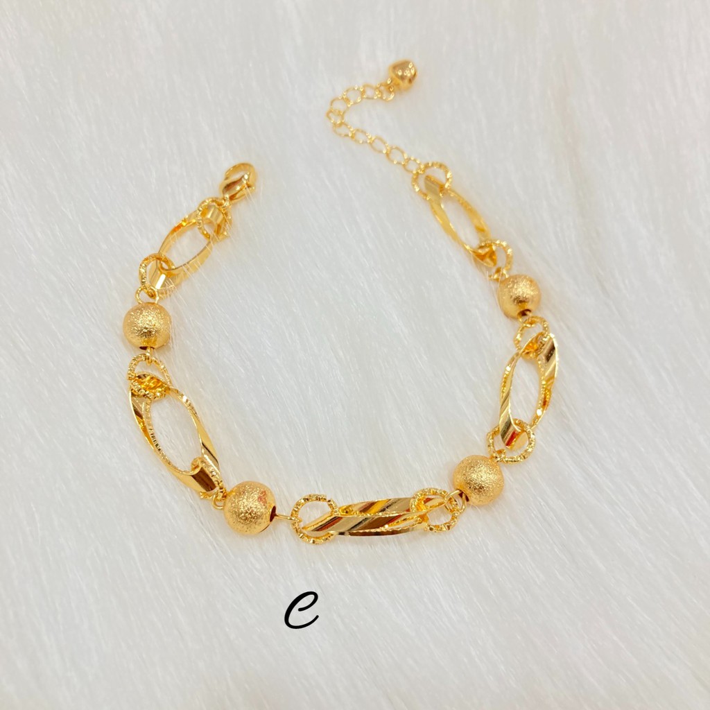 noin_acc Gelang Rantai Gelang Wanita Lapis Emas Dewasa G#A