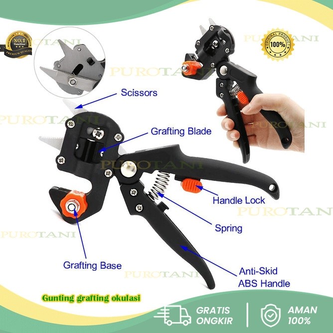 Gunting grafting pruning tool  okulasi sambung batang tanaman