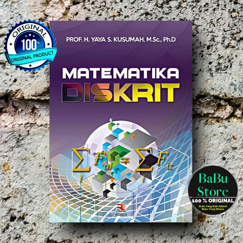 Buku MATEMATIKA DISKRIT - Yaya S Kusumah - Rosda ORIGINAL