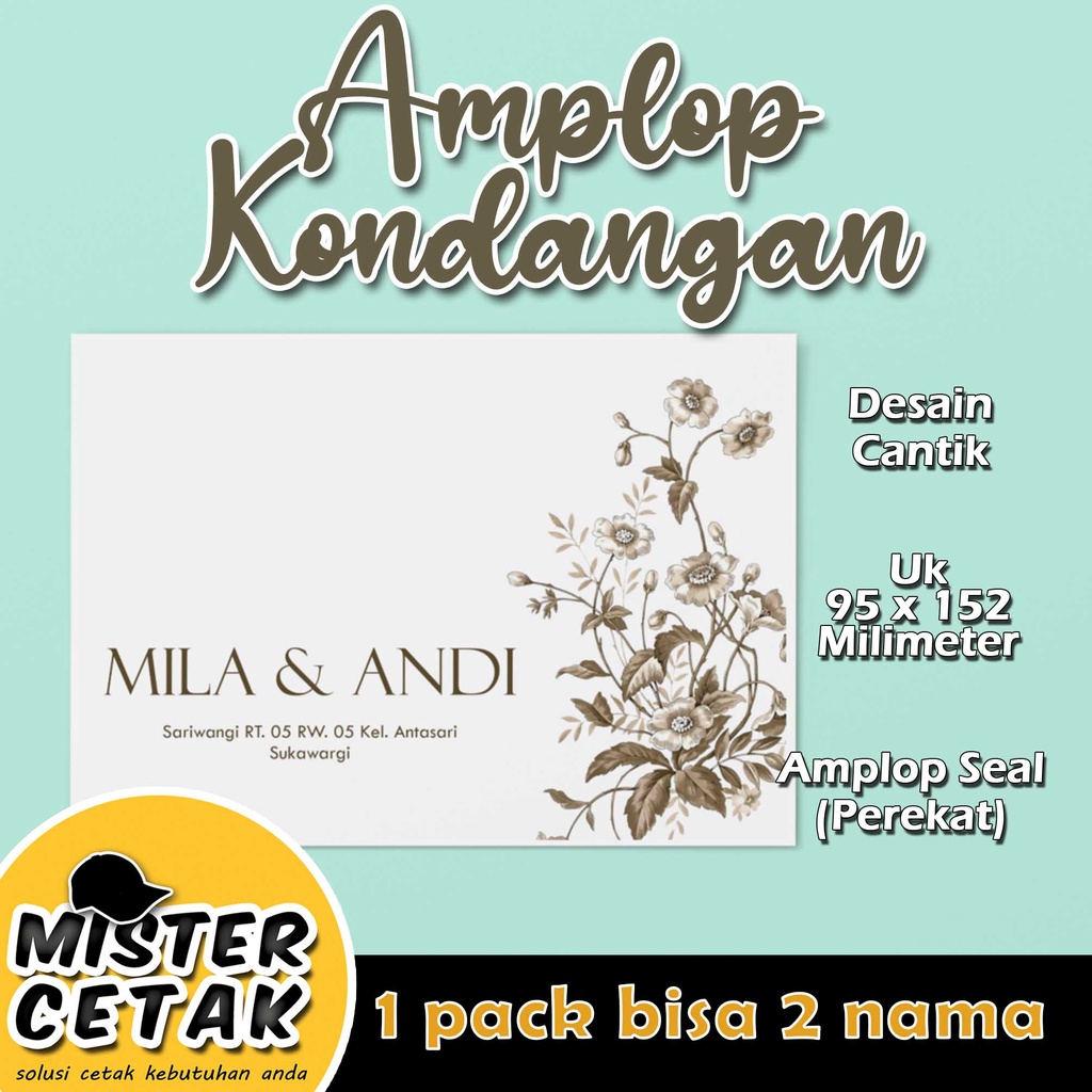 Amplop Kondangan | CUSTOME NAMA