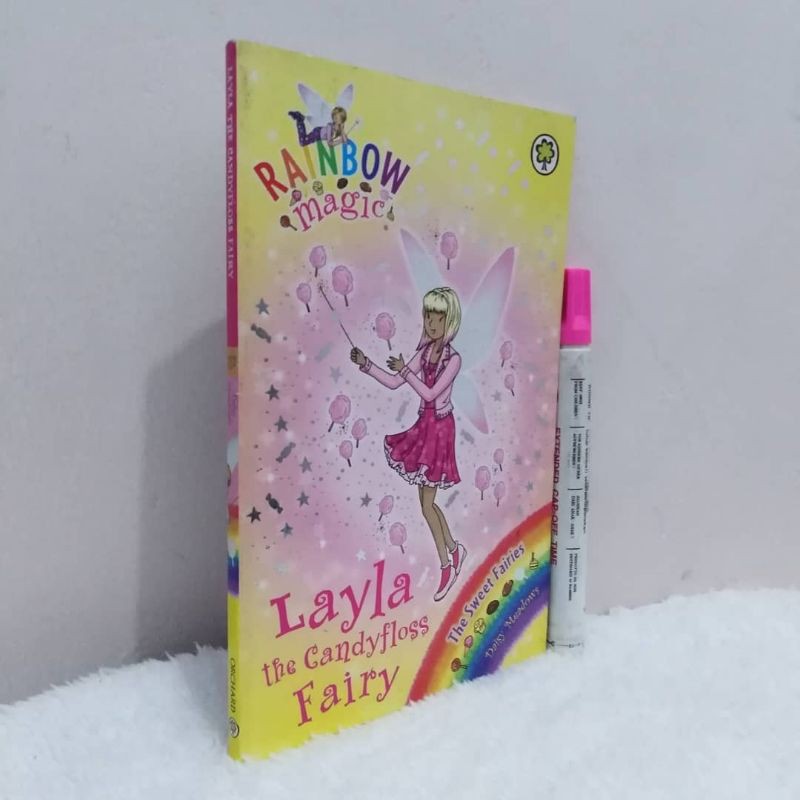Layla the Candyfloss Fairy / The Sweet Fairy / Rainbow Magic / Novel Remaja Import