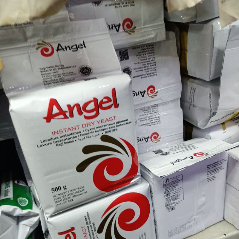 

RAGI ANGEL 500 GR INSTANT DRY YEAST ( 1 BUNGKUS )
