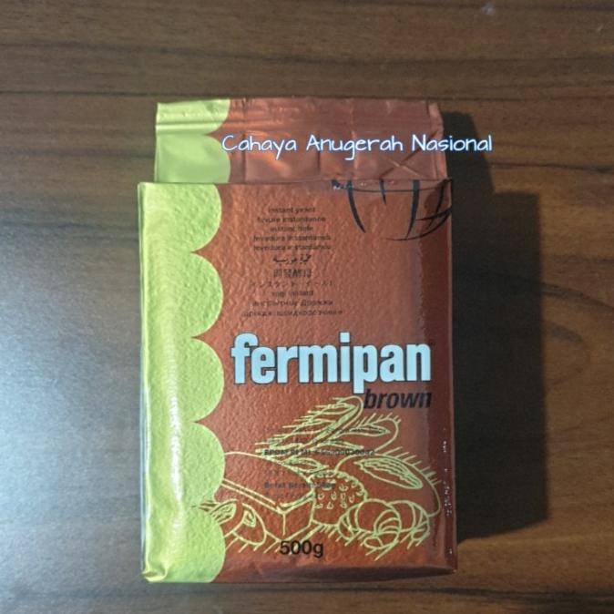 

Fermipan Yeast Brown 500 Gram TERLARIS TERPERCAYA ORIGINAL
