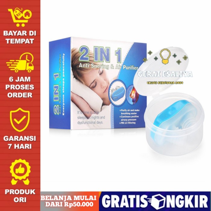 Anti Ngorok Anti Dengkur Anti Snoring Alat Pereda Mendengkur Hidung